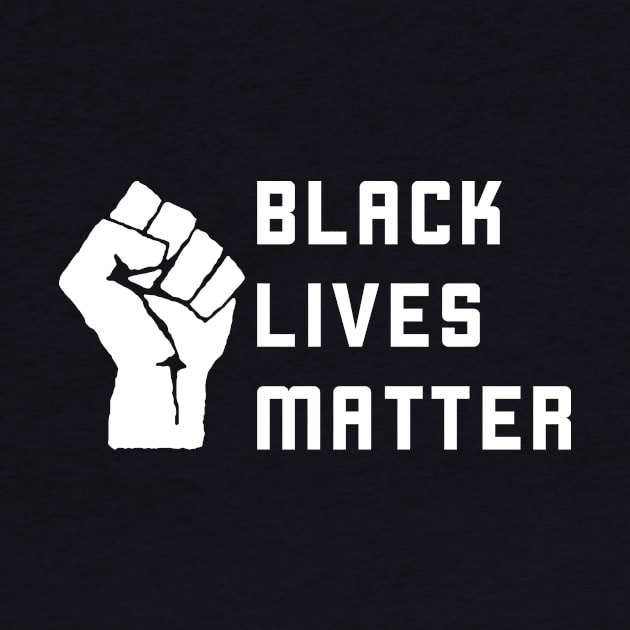 Black Lives Matter (white) by GraphicGibbon